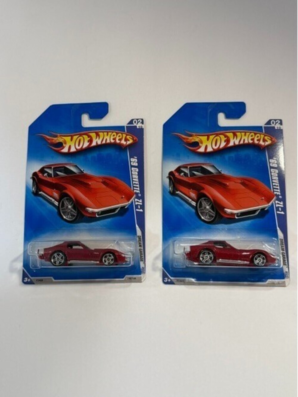 2009 Hot Wheels '69 Corvette ZL-1 Metalflake Red Dream Garage 148/190 New Carded